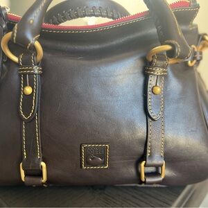 Dooney & Bourke Brown TMoro Florentine Small Satchel
